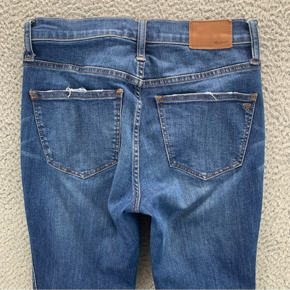 Madewell 10" High-Rise Skinny Button-Front Drop-Hem Women's Jeans - Size: 26 - Picture 4 of 16